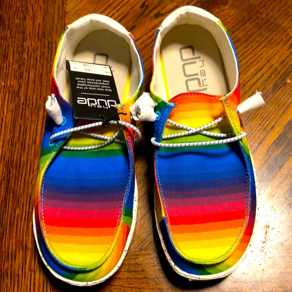 Hey Dude PRIDE limited edition Wendy Shoes